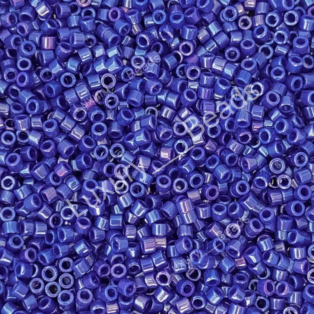 Японский бисер Miyuki Delica 11/0 DB-0216 Opaque Royal Blue Luster
